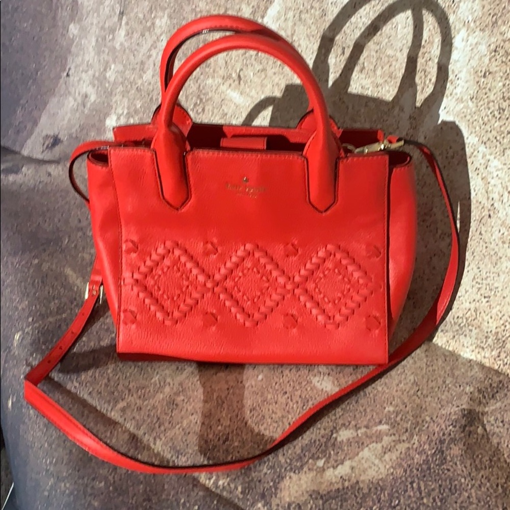 Red Kate Spade Shoulder bag never used